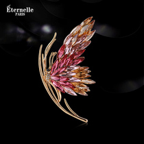 Eternelle original design of the chest needle 2023 new tide butterfly chest female high - grade luxury needle buckle buckle