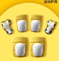 Lacquer small 100 children wheel slide shoes skating full set protective wrist bicycling bike anti-fall male girl balance car knee elbow