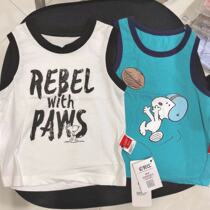 21 years foreign trade original single baby summer cotton vest baby sleeveless thin section