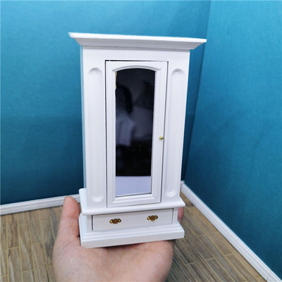 taobao agent Doll house, small furniture, white mirror, minifigure, scale 1:12