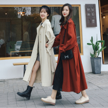 The winewear woman in the middle of the 2022 new Korean version of the student relaxed after a knee comeback and a small sub-coat spring and autumn