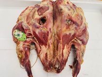 Anhui Dabie Mountain specialty non-leather wax pig head salty pig skull semi-finished pickled fresh fresh whole 5kg only sold