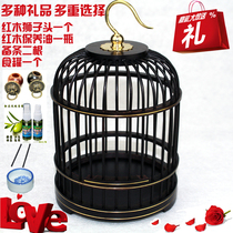 Export special mahogany grasshopper cage Purple sandalwood solid wood insect cage Handmade homemade ebony grasshopper cage