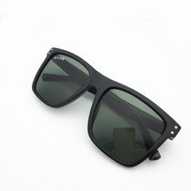 New strengthened glass sunglasses wholesale male and female big frame sun glasses plastic frame Joker glass glass tide driver glasses