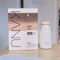 South Korea original imported Kong Liu maixin carnu no sugar containing skimmed milk powder latte instant coffee 50