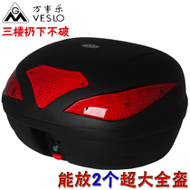 Wanshile extra-large motorcycle trunk with 2 full helmet trunk storage box