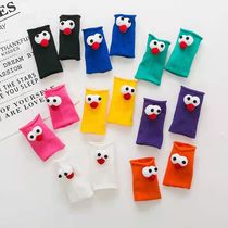 Net Red Identical 3D Standings Big Eyes Socks Children Autumn Winter Lovely Days of Strings Street Ins Chains Silo Socks