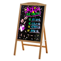 Commercial luminous small blackboard Billboard LED display board vertical shop clothing nail salon door signboard