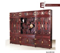Recalling Guxuan-Indonesian Black Sour Branch-Ruyi Chunxia Three Combination Bookcase