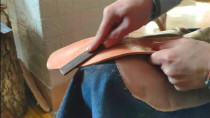 File handmade shoes leather sole shape leather harbor treasure shape grinding tool flat steel file wooden file handmade shoe tools