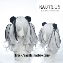 Tomorrow Ark iron beast wig cosplay split short hair tiger mouth clip