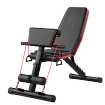 Cross-border hot-selling dumbbell stool multi-function foldable household bird bench press stool fitness chair supine board fitness equipment