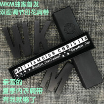 2021 summer underwear strap double-sided adjustable double-sided printed white tie letter shoulder strap