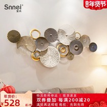 European-style living room sofa background wall decorations pendant creative home light luxury wind TV wall decoration three-dimensional Wall Wall