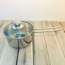 Micro blemish 304 stainless steel 14 small milk pot baking butter small pot oil filling pot baby supplementary food Tea Cup disinfection pot
