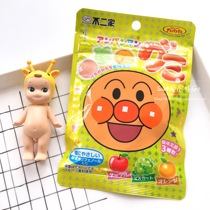 Japanese no two bread Superman cartoon QQ sugar childrens tooth fudge mixed fruit flavor 50g