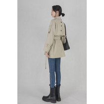 Wave EGG wave EGG autumn short windbreaker coat female temperament small man English style Korean loose waist