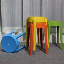 Special treatment plastic stool thickened creative fashion simple spare hotel restaurant stall household outdoor dining stool