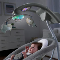 American Ingenuity baby electric rocking chair baby cradle reclining chair to coax sleep coax baby artifact to appease the rocker