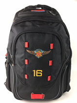 Chinese Navy Liaoning ship commemorative backpack men and women military fans travel Black light embroidered computer backpack