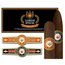 Cigar Label Sticker Gao Xiba Box Sticker Cigar Ring Label Non-Cuban Cigar Monteo Customized