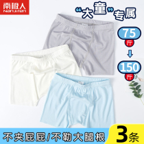 Antarctic man fat boy modal underwear Boys boxer shorts plus fat plus fat medium and large childrens four-corner underpants