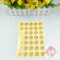 Hot selling birds nest sticker label sticker gift box supporting heat shrinkable film can be customized with a 35 stickers
