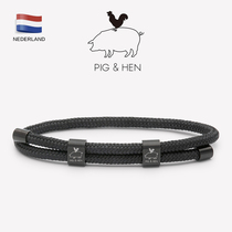 Dutch plighen hand rope braided bracelet lovers bracelet hand-woven hand rope mens rope mistress can be adjusted black