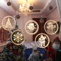 Christmas theme decoration scene decoration store Net red atmosphere creative led hanging light 3D lantern pendant