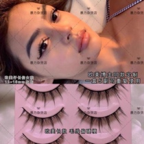 European and American Wind New Pinnins net red blogger with the same paragraph 100 lap by hand fake eyelash Natural 3D water mink wool material