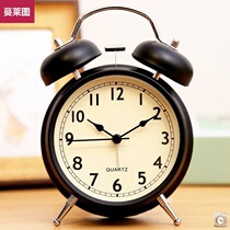 2020 new minimalist rechargeable alarm clock for students with large volume anti-fall alarm super silent boys and girls cute