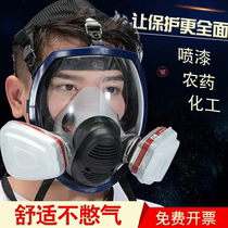 Dust-proof pesticide dust-proof chemical fire breathing mask special paint mask gas full mask industrial protection