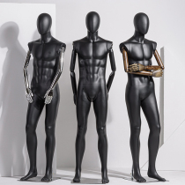 Activity hand dumb black male model props full body display stand Mens clothing store window dummy model photo model stand