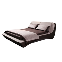 Moussedge double bed BCK1-198 light luxury technology cloth bed modern simple cloth bed store same model