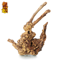 Tianyu pavilion root carving ornaments Natural Taishan Jingke tree roots Log solid wood carving animal home living room decorations