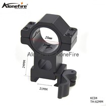 25mm 30mm quick-release fixture bracket aluminum alloy flashlight clip tubular fixing clip KC04