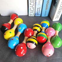 Baby children rattle grasp Chase Chase training toy sand hammer baby early education Music Percussion instrument sand ball