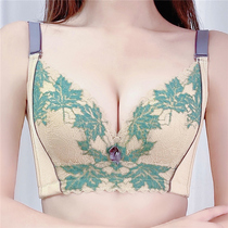 Adjusting underwear small chest thin and lower thick sub-milk thick cup bra gathered up to support anti-sagging correction bra