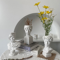 ins Nordic character avatar decoration David sculpture resin imitation plaster photo background sketch Room decoration