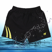 Stretch cotton sports shorts men and women childrens badminton clothes running tennis table tennis five points shorts quick dry summer