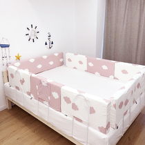 Childrens bedside fence Baby fall-proof bed fence High density sponge soft bag baby fall-proof custom