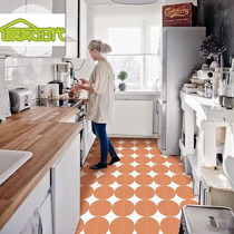 Small fresh tiles 300x300 retro home stay tiles kitchen toilet balcony geometric round non-slip tiles