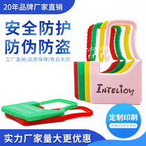 Disposable clothes anti-adjustment bag buckle shoe bag anti-theft buckle anti-counterfeiting label tag return label Plastic seal