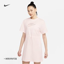 Nike Nike official SPORTSWEAR womens dress new summer loose cotton print DD5783