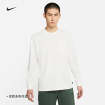 Nike Nike official SPORTSWEAR men long sleeve pocket T-shirt loose cotton casual embroidery DD3875