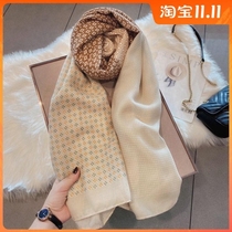 Outlets Net red with 2021 new scarf women cashmere autumn and winter long shawl winter warm silk scarf tide