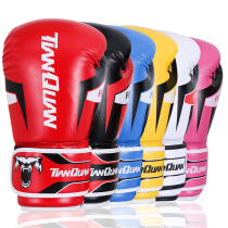 Tianquan boxing gloves adult boxing female children boy playing sandbags Sanda fighting Muay Thai training half-finger fighting