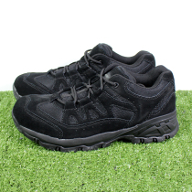 High-end lone men's shoes black leather land boots wear-resistant sand-proof desert boots outdoor hiking shoes tactical boots