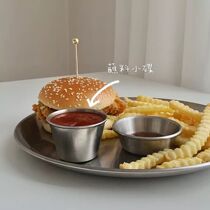 ins Korean stainless steel jam cup dip small bowl tomato butter sauce sauce sauce sauce sauce sauce sauce sauce