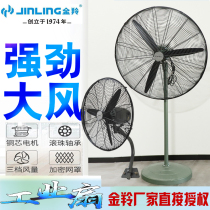 Jinling fan high-power horn hanging wall fan large air volume floor fan factory workshop electric fan 20 26 30 inches